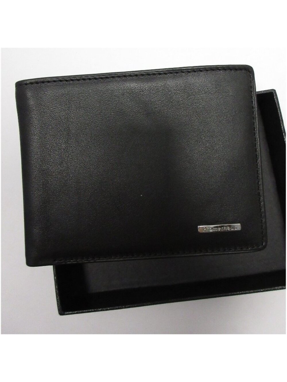 Prometheus Wallet One Size Bifold Leather Cigar Luxury Designer NEW